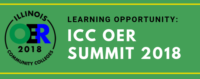 Learning Opportunity: IL Community Colleges OER Summit on November 30th