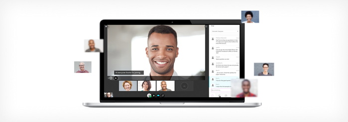 Blackboard Collaborate on a laptop