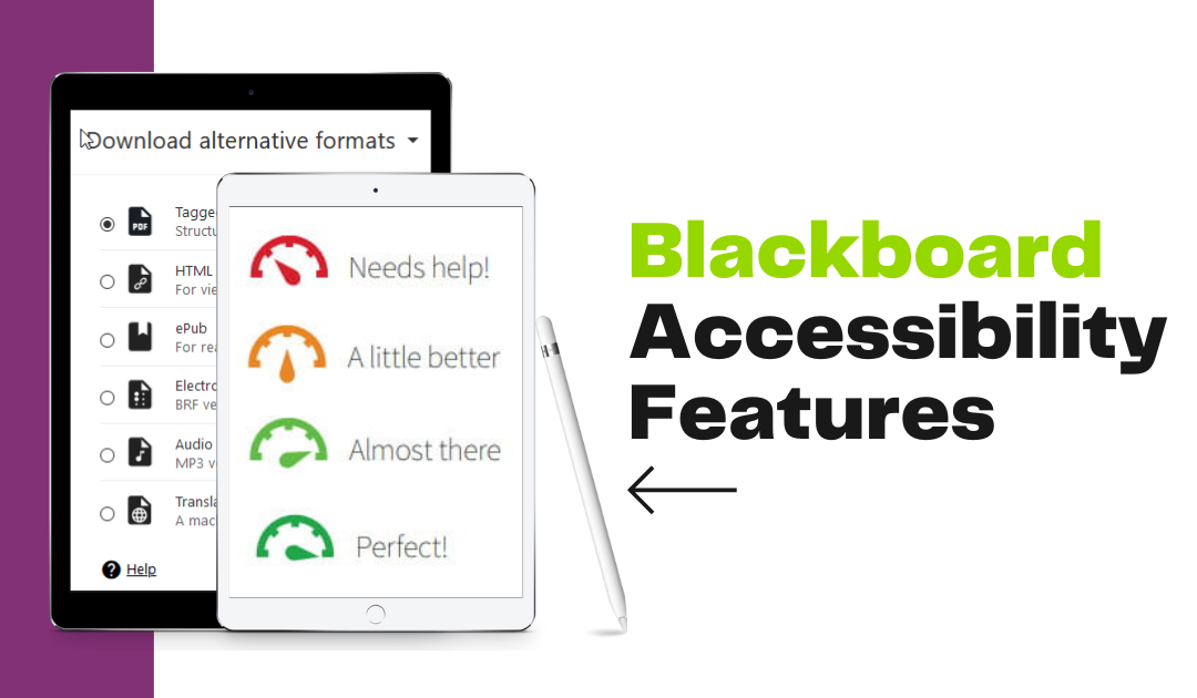 Blackboard Accessibility Features