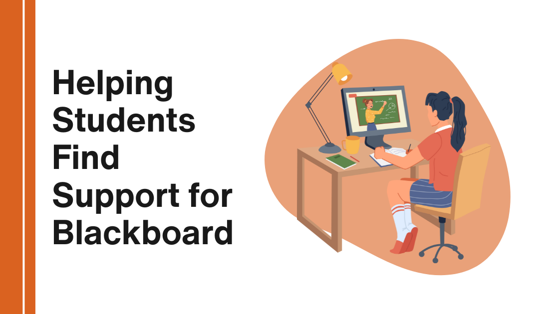 Helping students find support for blackboard