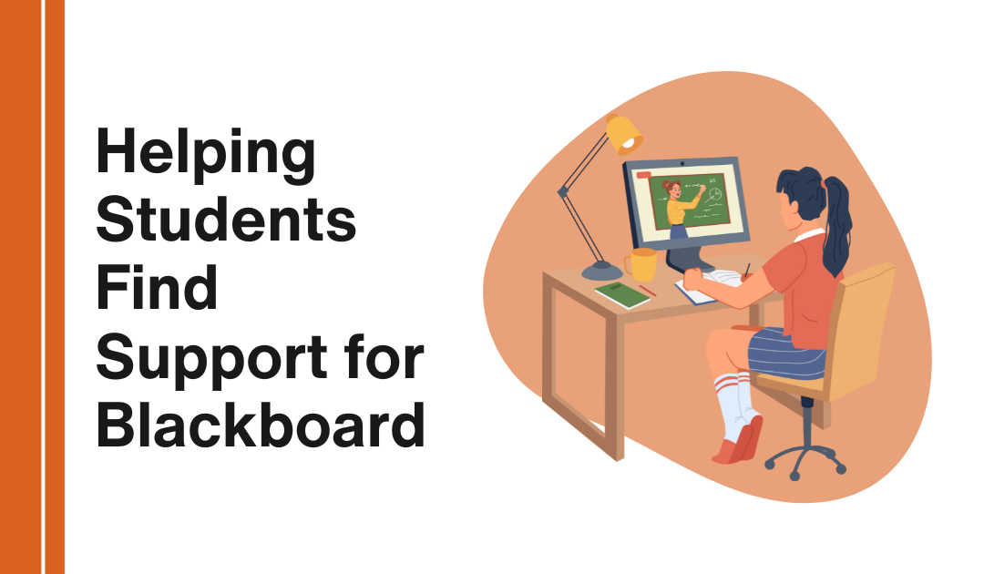 Helping Students Find Support for Blackboard