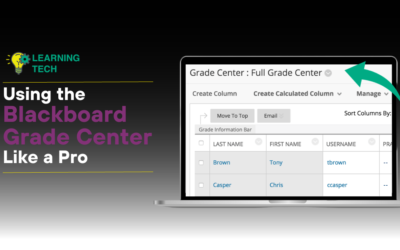 Tips for Using the Blackboard Grade Center Like a Pro 