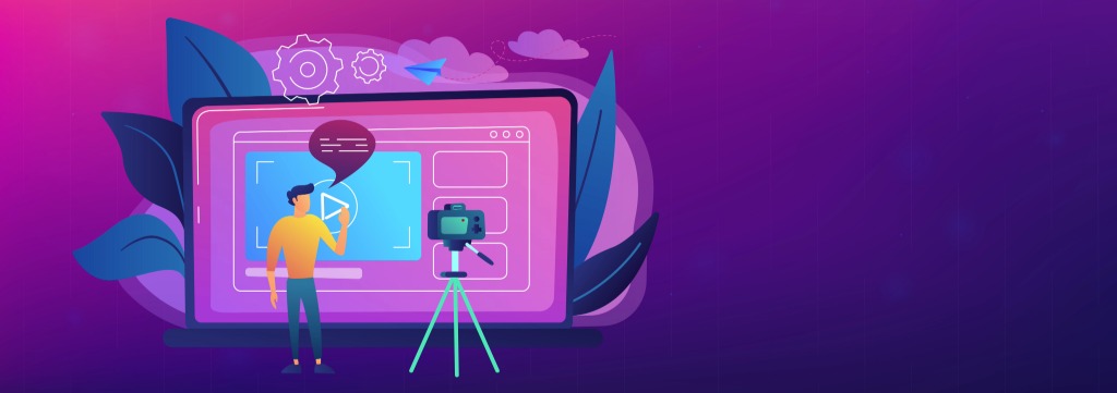 screen with video recordings on it